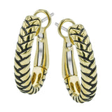 LE4747-Y HOOP EARRING