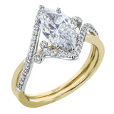LR2113-MQ ENGAGEMENT RING