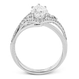 LR2113-MQ ENGAGEMENT RING