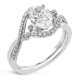 LR2113-OV ENGAGEMENT RING
