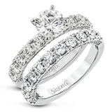This classic straight band stands out from the crows due to its full 1.00 ctw of diamonds that sparkle and shine.