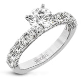 This classic straight band stands out from the crows due to its full 1.00 ctw of diamonds that sparkle and shine.