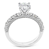 This classic straight band stands out from the crows due to its full 1.00 ctw of diamonds that sparkle and shine.