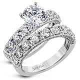 This straight band is anything but ordinary, containing an impressive 1.44 ctw of white diamonds.