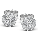 Set in 18K white gold and featuring .60cttw diamonds, these stud earrings are a staple in any jewelry wardrobe.