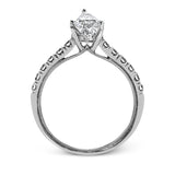 TR738-MQ ENGAGEMENT RING