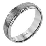 This 14k men's band is forged in Simon G.'s proprietary formula of gray gold.