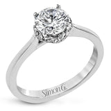 This lovely white gold ring features .09 ctw of round white diamonds for a subtle, sparkling accent.