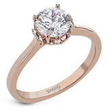 This lovely white gold ring features .09 ctw of round white diamonds for a subtle, sparkling accent.