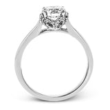 This lovely white gold ring features .09 ctw of round white diamonds for a subtle, sparkling accent.