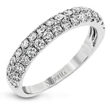This classic, elegant ring features 1.00 ctw of round white diamonds sparkling against a white gold band.