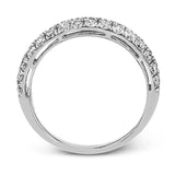This classic, elegant ring features 1.00 ctw of round white diamonds sparkling against a white gold band.