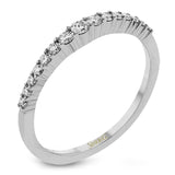 This lovely band comes in all tones of gold that can be stacked together to form one larger look, or worn separately. Each band contains .26 ctw of shining white diamonds.