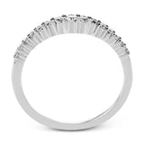 This lovely band comes in all tones of gold that can be stacked together to form one larger look, or worn separately. Each band contains .26 ctw of shining white diamonds.