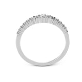 This lovely band comes in all tones of gold that can be stacked together to form one larger look, or worn separately. Each band contains .26 ctw of shining white diamonds.
