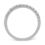 This delicate band contains .36 ctw of white diamonds which are specially set to showcase their sparkle.