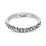 This delicate band contains .36 ctw of white diamonds which are specially set to showcase their sparkle.