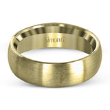 Uncomplicated but sophisticated, this classic men's wedding band features a broad design in elegant brushed white gold that will stand the test of time.