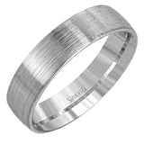 Interspersing classic design with modern styling, this brushed yellow gold men's wedding band offers uncomplicated elegance for a completely unforgettable look.