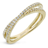 This absolutely exquisite white gold engagement ring dazzles the eye with round white diamonds.