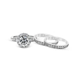18K White Gold Set featuring 1.36ct Diamonds