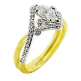 LR2113-MQ ENGAGEMENT RING