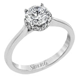 This lovely white gold ring features .09 ctw of round white diamonds for a subtle, sparkling accent.