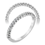 This classic wedding band contains a stunning .35 ctw of white round diamonds