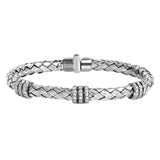 This 18k white gold bangle bracelet adds something special to any day. A total of .73 ctw of white diamonds add sparkle and shine to this amazing piece. Perfect for stacking.