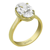 LR5048-OV ENGAGEMENT RING