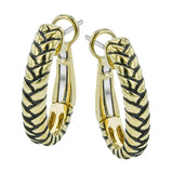 LE4747-Y HOOP EARRING