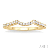 1/8 Ctw Diamond Matching Wedding Band in 14K Yellow Gold