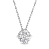 Story Pendant - Flower with Stones