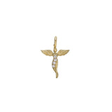 Cross with Wings Charm