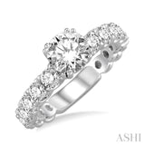 1.00 ctw Diamond Semi-Mount Engagement Ring in 14K White Gold