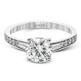 18K Ring .17D .50Bg