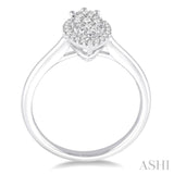 Marquise Shape Lovebright Diamond Engagement Ring
