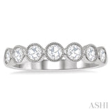 Stackable Rose Cut Diamond Band