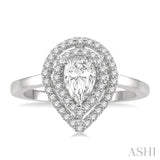 Pear Shape Diamond Engagement Ring