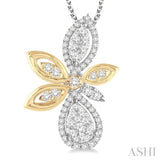 Flower Shape Lovebright Diamond Fashion Pendant