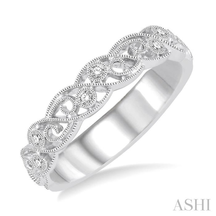 Stackable Diamond Wedding Band - 35708BXADFHWG – Belle Jewelers