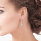 Fusion Diamond Long Earrings