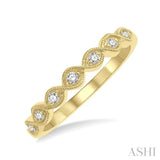 Stackable Diamond Wedding Band