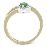 18K Ring .33D .41Em