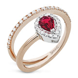18K Ring .33D .47Prb