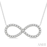 Infinity Shape Diamond Necklace